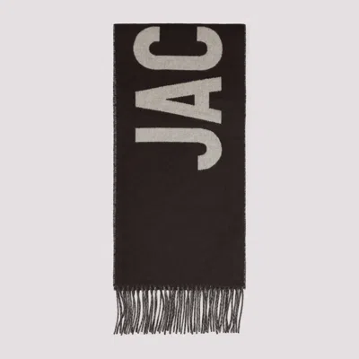 Jacquemus Wool Scarf In Black