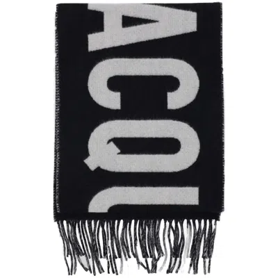 JACQUEMUS WOOL SCARF FEATURING BOLD MAXI LOGO