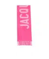 Jacquemus Wool Scarf In Pink