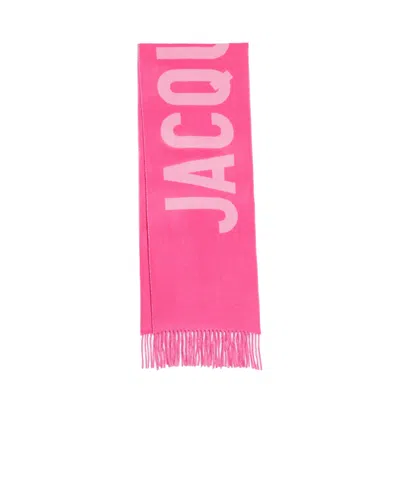 Jacquemus Wool Scarf In Pink