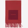 JACQUEMUS JACQUEMUS WOOL SCARF WITH LOGO