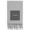 Jacquemus Wool Scarf With Logo In Gray