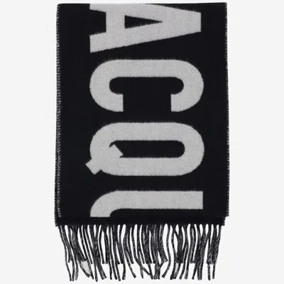 Jacquemus Wool Scarf With Maxi Logo