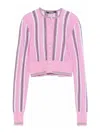 Jacquemus Pink Virgin Wool Le Cardigan Spiaggia Cardigan In Nude & Neutrals