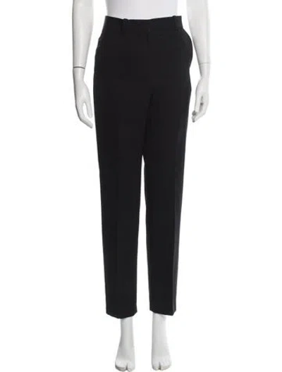 Pre-owned Jacquemus Wool Straight Leg Pants In Black