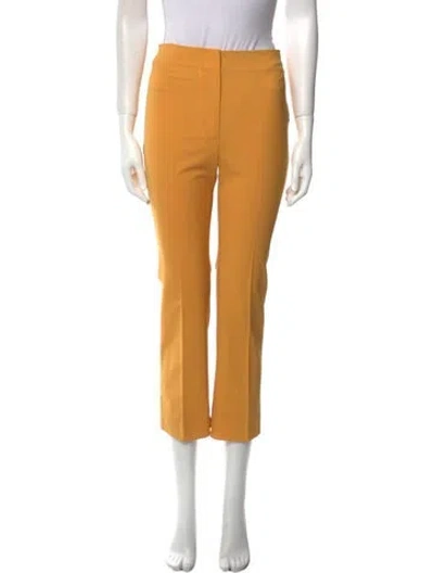 Pre-owned Jacquemus Wool Straight Leg Pants W/ Tags In Yellow