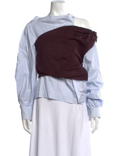 Pre-owned Jacquemus Wool Striped Top In Blue