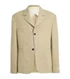 Jacquemus Mens Beige La Veste Canevas Regular-fit Wool Blazer In Beige