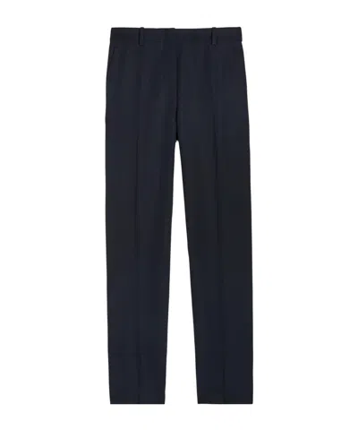 Jacquemus Wool Trousers In Black