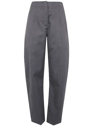 Jacquemus Wool Trousers "le Pantalon Citta" In Gray