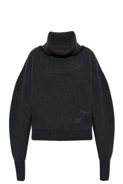 JACQUEMUS JACQUEMUS WOOL TURTLENECK PALLONE
