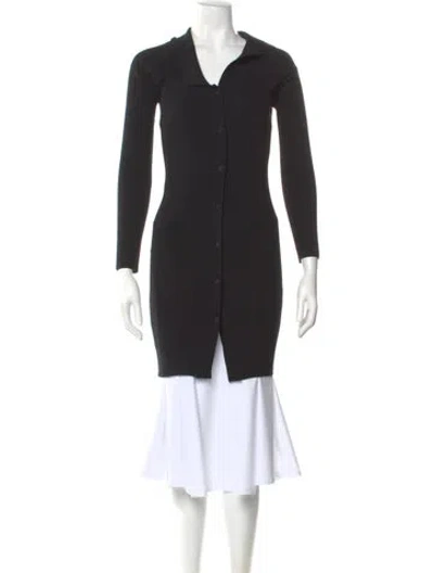 Pre-owned Jacquemus Wool V-neck Sweater In Black