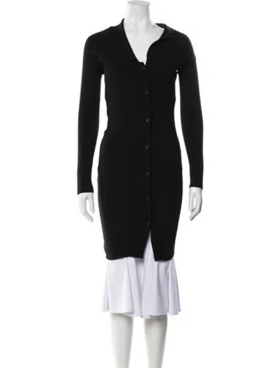 Pre-owned Jacquemus Wool V-neck Sweater In Black