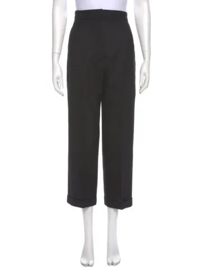 Pre-owned Jacquemus Wool Wide Leg Pants In Gray
