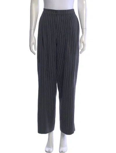 Pre-owned Jacquemus Wool Wide Leg Pants In Gray