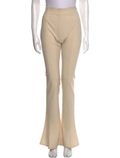 Pre-owned Jacquemus Wool Wide Leg Pants In Neutral