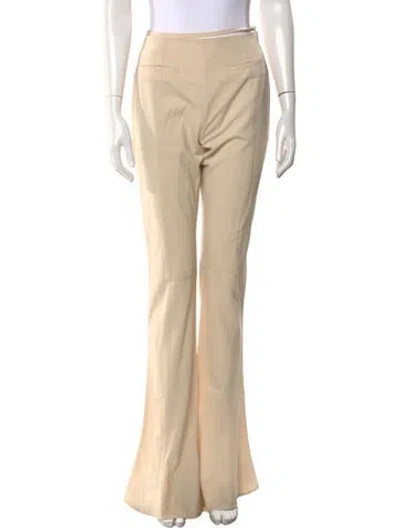 Pre-owned Jacquemus Wool Wide Leg Pants In Neutral