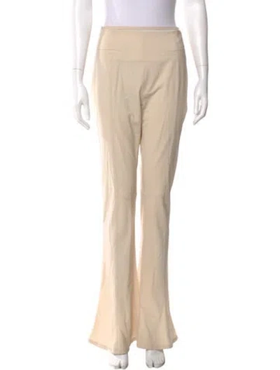 Pre-owned Jacquemus Wool Wide Leg Pants In Neutral