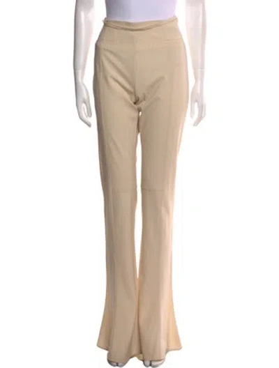 Pre-owned Jacquemus Wool Wide Leg Pants W/ Tags In Neutral