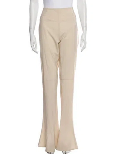 Pre-owned Jacquemus Wool Wide Leg Pants W/ Tags In Neutral