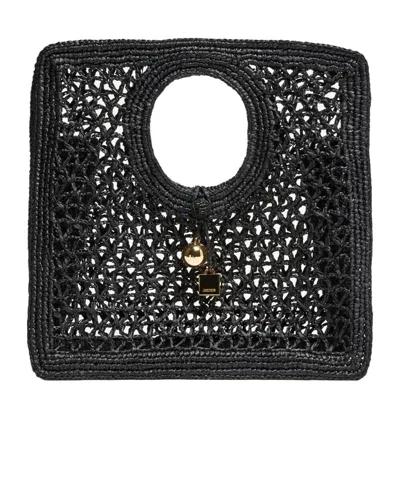 JACQUEMUS WOVEN DESIGN HANDBAG
