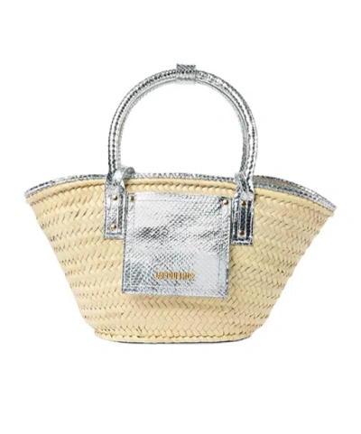 Jacquemus The Small Soli Basket In Nude