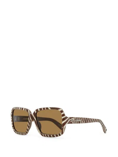 Jacquemus X Linda Farrow Cabana Sunglasses In Multi