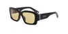 Jacquemus X Linda Farrow Croisiere Sunglasses In Black/silver/amber