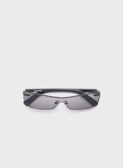 Jacquemus X Linda Farrow Mirada Sunglasses In Gray