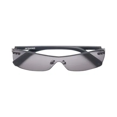 Pre-owned Jacquemus X Linda Farrow Mirada Sunglasses 'grey/gunmetal' | Men's Size Onesize In Gray