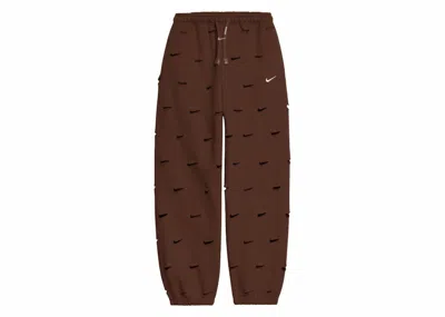 Pre-owned Jacquemus X Nike Le Jogging Swoosh Pant In Brown