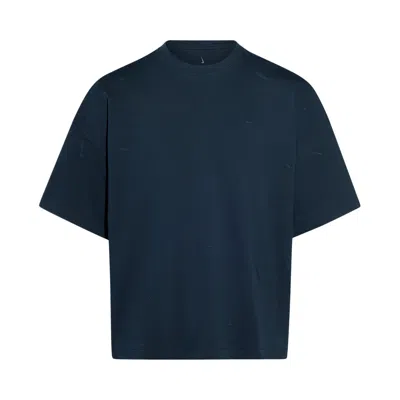 Pre-owned Jacquemus X Nike Logo T-shirt 'dark Navy' | Blue | Men's Size L