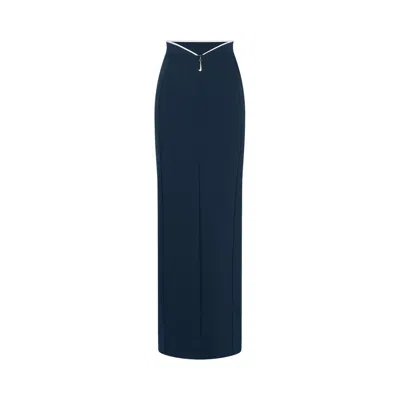 Pre-owned Jacquemus X Nike Long Skirt 'dark Navy' | Blue | Women's Size Xs