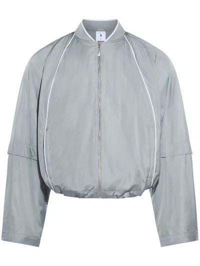 Jacquemus X Nike Track Jacket In Grey