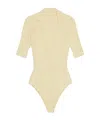 Jacquemus Yauco Short-sleeved Jumpsuit In Nude