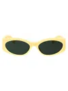 Jacquemus Yellow Acetate Sunglasses In Yellow