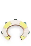 Jacquemus Chunky Gemstone Embellished Bracelet In Multi