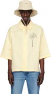 Jacquemus La Chemise Aloe In 2dw Palm Tree Light