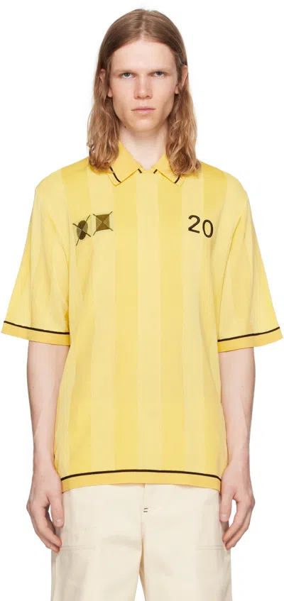 JACQUEMUS YELLOW LA CROISIÈRE 'THE LIGA' POLO