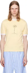 Jacquemus Yellow La Croisière 'the Venice' T-shirt In Yellow