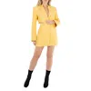 Jacquemus Yellow Le Raphia 'la Robe Bari' Minidress In Yellow