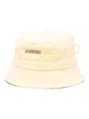 Jacquemus Women Le Bob Gadjo Bucket Hat In Yellow