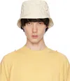 Jacquemus Yellow Le Bob Ovalie Bucket Hat In 205 Pale Yellow
