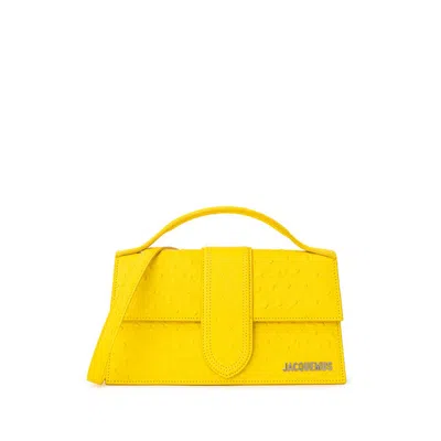 Jacquemus Yellow Leather Handbag
