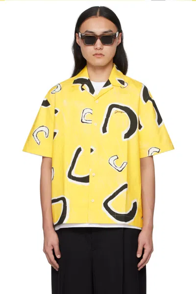 Jacquemus Jean Bowling Shirt For Men In Yellow