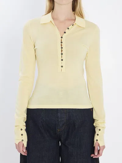 Jacquemus Yellow Merino Wool Sweater