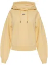 Jacquemus Gros Grain Light Beige Hooded Sweatshirt In Yellow