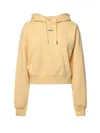 Jacquemus Yellow Sporty Hoodie With A Hood