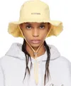 Jacquemus Le Bob Artichaut Bucket Hat In 205 Pale Yellow