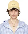 Jacquemus Yellow The Artichaut Baseball Cap In 205 Pale Yellow